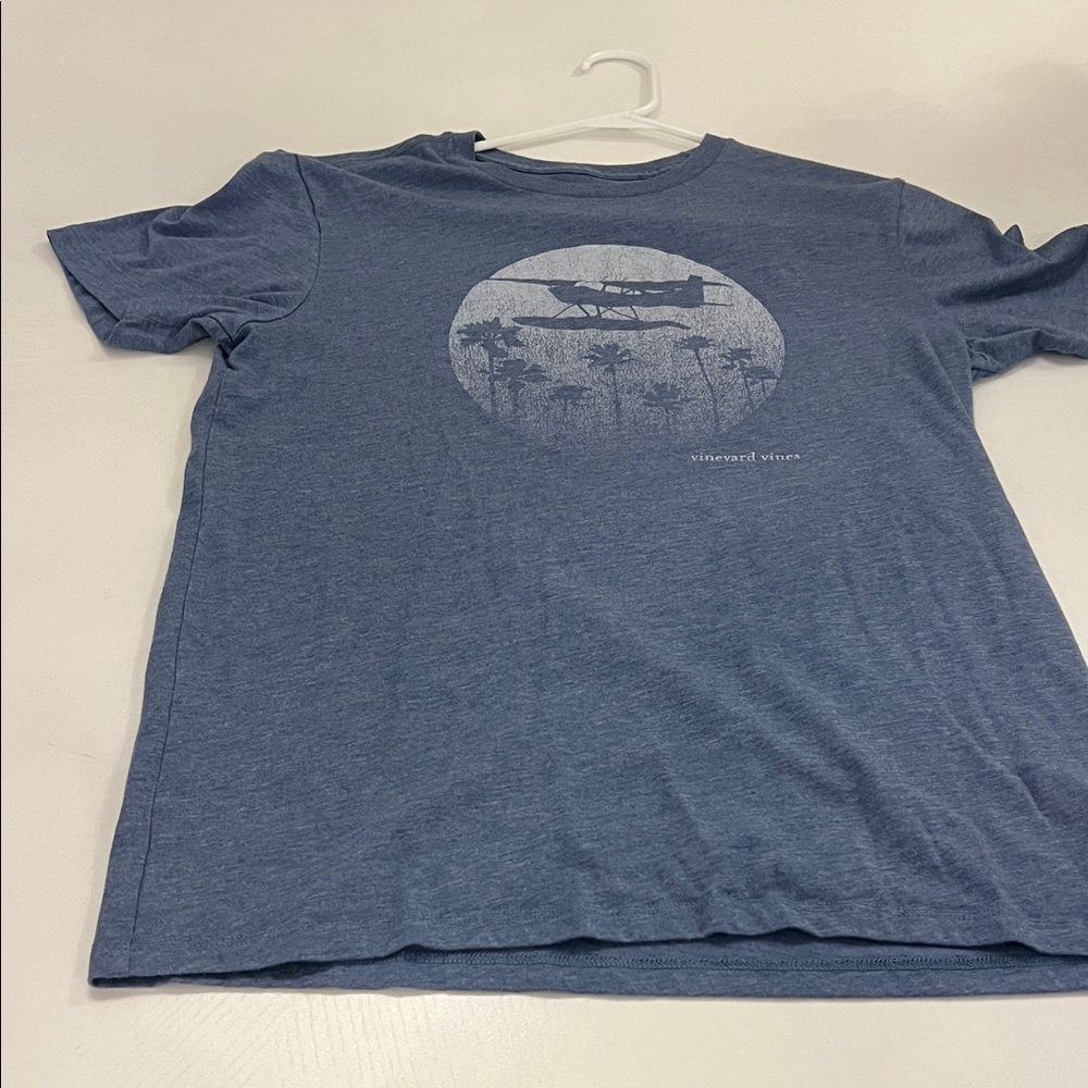Vineyard Vines Blue Seaplane Graphic Tee